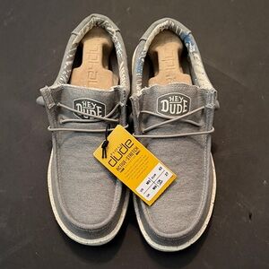 Hey Dude Light Gray Slip-On Shoes